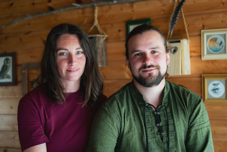 Kuvassa Wild Outin yrittäjät Theresa Rauma ja Tomasz Bogacz.