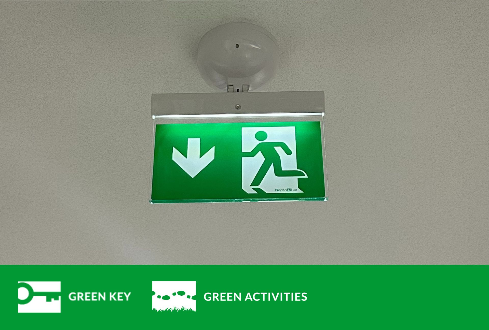 Kuva hätäuloskäynti -merkistä